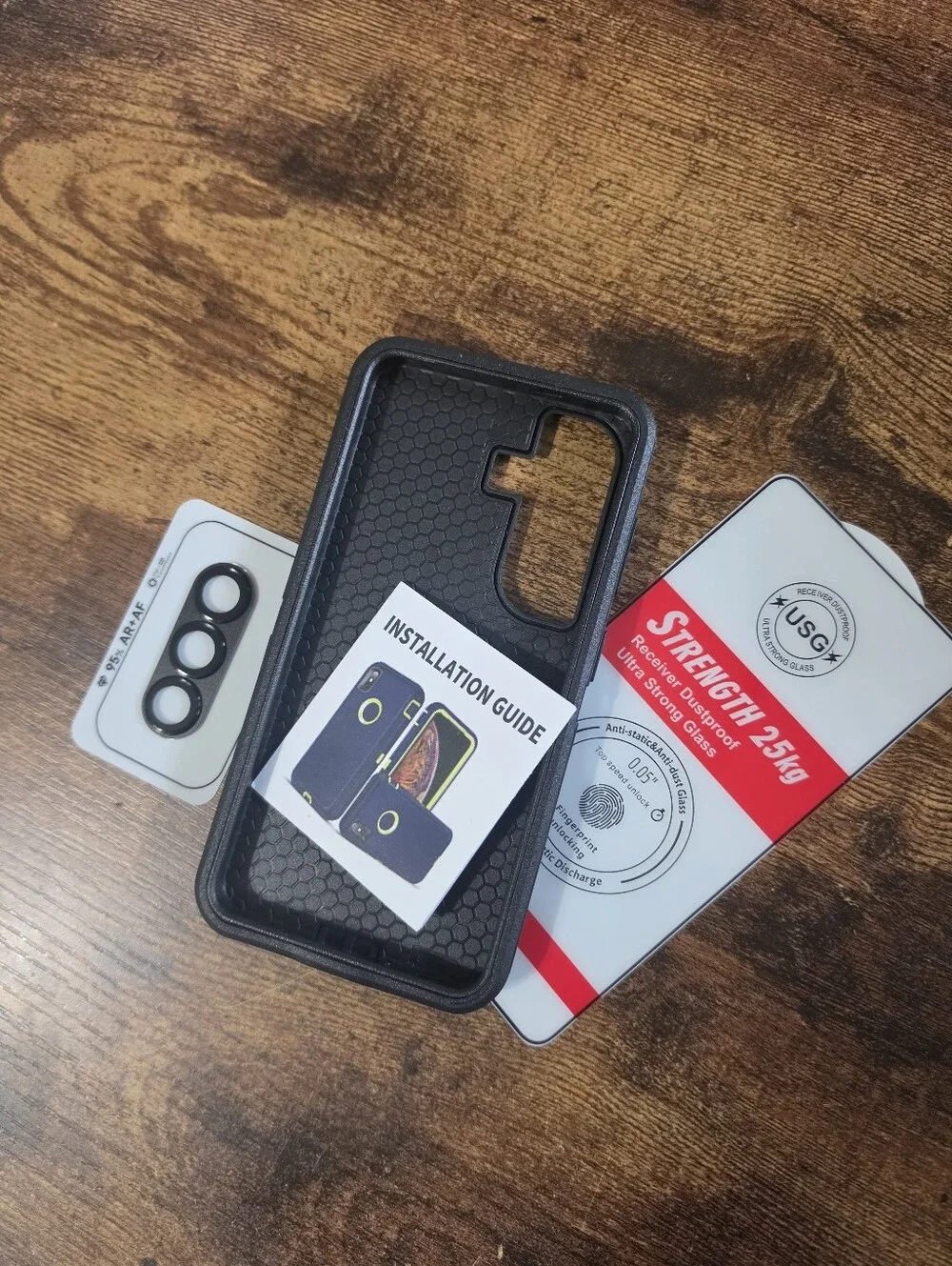 Samsung S26 Phone Case + Screen Protector + Camera Screen Protector Set